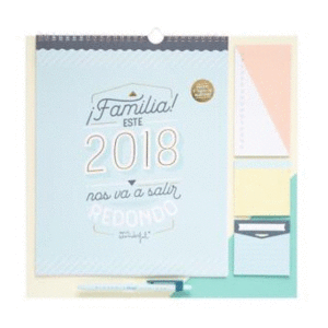 CALENDARIO MR WONDERFUL 2018 FAMILIAR