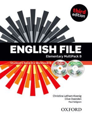 ENGLISH FILE ELEM SB/WB MULTIPACK B PK 3ED