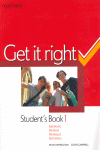 GET IT RIGHT STUDENTS BOOK 1
