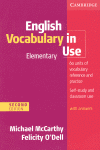 ENGLISH VOCABULARY IN USE ELEMENTARY WITH ANSWERS 2 ED