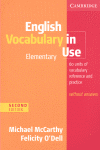 ENGLISH VOCABULARY IN USE ELEMENTARY WITHOUT ANSWERS 2º ED