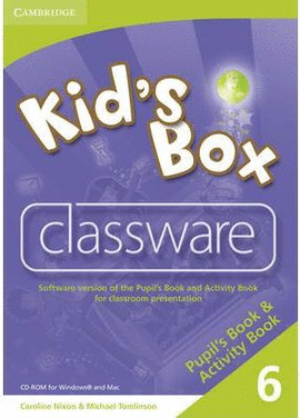 KID`S BOX CLASSWARE 6 PUPILS & ACTIVITY BOOK-CD