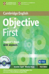 OBJECTIVE FIRST STUDENT BOOK WITH ANSWERS + CD