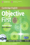 OBJECTIVE FIRST STUDENT'S BOOK PACK (STUDENT'S BOOK WITH ANSWERS WITH CD-ROM AND