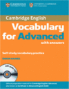 CAMB ENG VOCABULARY FOR ADVANCED WITH ANSWERS + CD