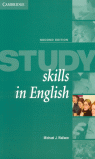 STUDY SKILLS IN ENGLISH 2 EDICION