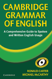 CAMBRIDGE GRAMMAR OF ENGLISH A COMPREHENSIVE GUIDE