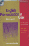 ENGLISH PRONUNCIATION IN USE ELEMENTARY KEY + CD R