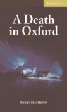 A DEATH IN OXFORD + CD - STARTER/BEGINNER (BRITISH
