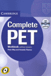 COMPLETE PET  WORKBOOK + CD AUDIO