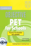 OBJECTIVE PET FOR SCHOOLS TEST BOOKLET