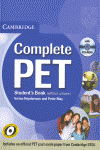 COMPLETE PET  STUDENT'S BOOK + CD ROM