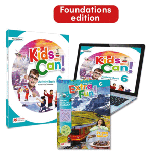 6EP (23) KIDS CAN!  FOUNDATIONS 6 - ACTIVITY BOOK, (EXTRAFUN &; PUPIL'S APP: CON