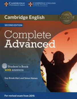COMPLETE ADVANCED STUDENT'S BOOK WITH ANSWERS WITH CD-ROM 2ND EDI