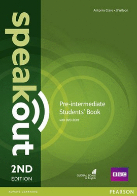 SPEAKOUT PRE INTERMEDIATE STUDENTS BOOK WITH DVD-R
