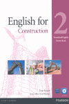 ENGLISH FOR CONSTRUCTION 2 COURSE BOOK