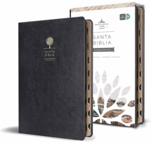 BIBLIA REINA VALERA 1960 LETRA GRANDE. S�MIL PIEL NEGRO