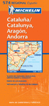 ARAGON, CATALUÑA MAPA DE CARRETERAS Y TURISTICO