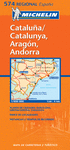 ARAGON, CATALUA MAPA DE CARRETERAS Y TURISTICO