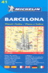 41 BARCELONA MAPA MICHELIN PLANO CALLEJERO