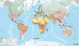 MAPA TUBO EL MUNDO 14903 50X80