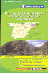 MAPA MICHELIN PIRINEOS ORIENTALES PIRINEO CATALAN ANDORRA