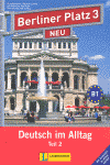 BERLINER PLATZ NEU 3-PARTE 2 LIBRO ALUMNO Y EJERCICIOS CON CD AUD