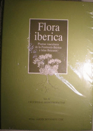 FLORA IBERICA VOL.IV CRUCIFERAE MONOTROPACEAE