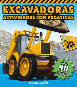JCB. EXCAVADORAS. ACTIVIDADES CON PEGATINAS