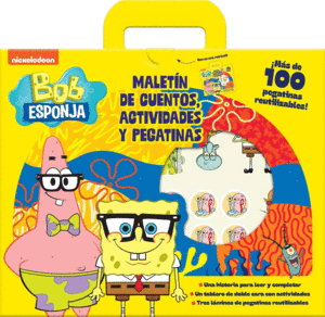 BOB ESPONJA. MALETN DE CUENTOS, ACTIVIDADES Y PEGATINAS