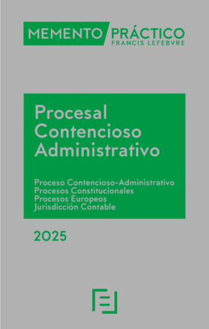 MEMENTO PROCESAL CONTENCIOSO-ADMINISTRATIVO 2025
