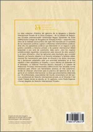 PRCTICA DEL EJERCICIO DE LA ABOGACA Y DERECHO INTERNACIONAL PRIVADO DE LA UNI