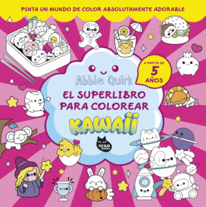 SUPER LIBRO PARA COLOREAR KAWAII EL