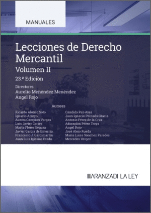LECCIONES DE DERECHO MERCANTIL (VOLUMEN II)