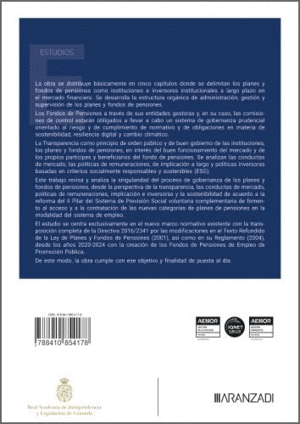 GOBERNANZA Y SOSTENIBILIDAD DE LOS FONDOS DE PENSIONES