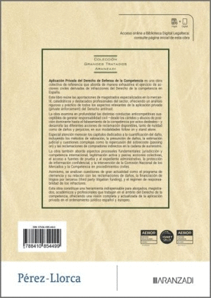 APLICACION PRIVADA DEL DERECHO DE DEFENSA DE LA COMPETENCIA