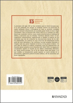 DERECHO PENAL, MEDIO AMBIENTE Y UNION EUROPEA