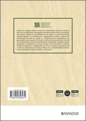 LA TRANSMISI�N INTERNACIONAL DE OBRAS DE ARTE