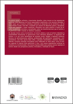 PATRIMONIO Y TURISMO:EXPERIENCIAS,TERRITORIOS Y TRANSFORMACIONES