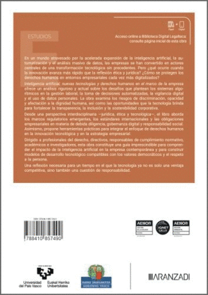 INTELIGENCIA ARTIFICIAL, NUEVAS TECNOLOG�AS Y DERECHOS HUMANOS EN EL MARCO DE LA