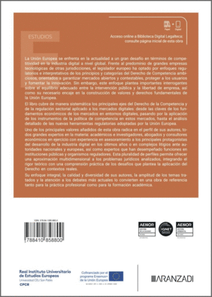 COMPETEMCIA Y REGULARIZACI�N EN MERCADOS DIGITALES