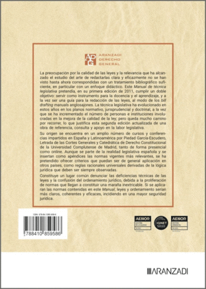 MANUAL DE T�CNICA LEGISLATIVA