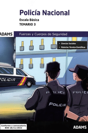 TEMARIO 3 POLICIA NACIONAL, ESCALA BASICA 2023