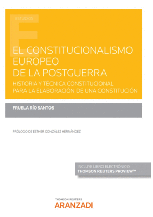 EL CONSTITUCIONALISMO EUROPEO DE LA POSTGUERRA (PAPEL + E-BOOK)