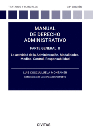 MANUAL DE DERECHO ADMINISTRIVO PARTE ESPECIAL 2023