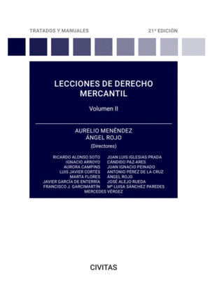 LECCIONES DE DERECHO MERCANTIL VOLUMEN II