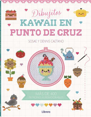 DIBUJITOS KAWAII EN PUNTO DE CRUZ