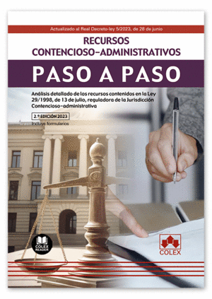 RECURSOS CONTENCIOSO-ADMINISTRATIVOS. PASO A PASO