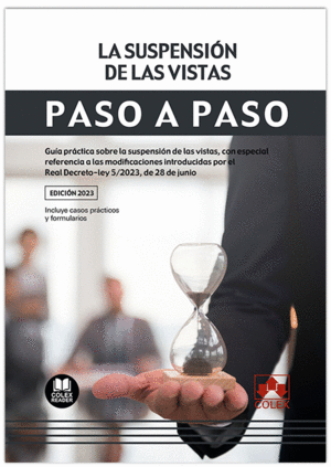 SUSPENSION DE LAS VISTAS. PASO A PASO. 2023