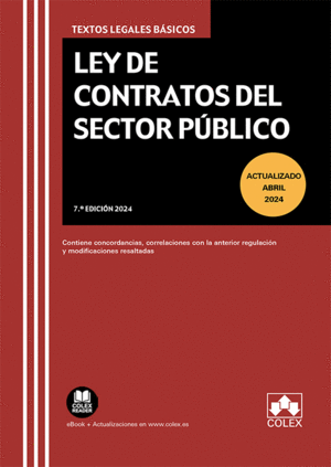 LEY DE CONTRATOS DEL SECTOR PBLICO 7 ED. 2024